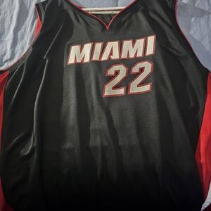 Fanatics Black and Red Miami Jersey